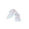 "Front view of Z- Pixie Sprint Kids Sneakers in pastel hues, showcasing the stylish design and signature spin dial mechanism."