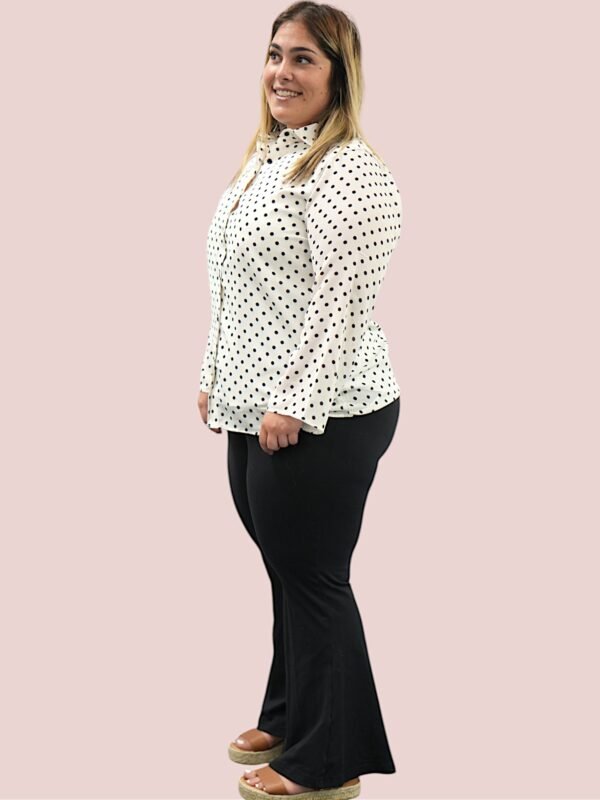 Zaam Grace Polka Dot Shirt – Lightweight & Breathable Fabric