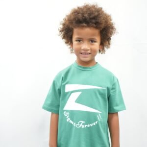“Front view of Sigma Forever Kids' T-Shirt featuring bold print”