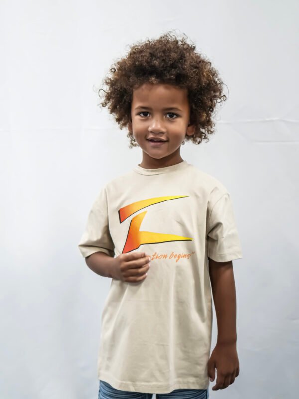 Z- Logo T-Shirt displayed on a flat surface highlighting short sleeves and cotton fabric”