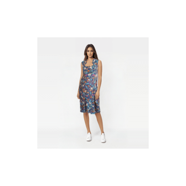 Zaam Breeze Sleeveless Linen Dress – Relaxed Fit & Soft Linen Texture